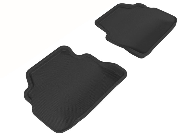 BMW 3 Series Floor Mats - Rear - 3D MAXpider - Kagu - Gray - `07-`13
